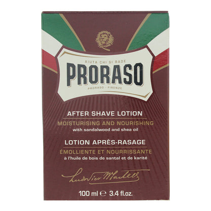 Proraso Moisturising And Nourishing After Shave Lotion 100ml