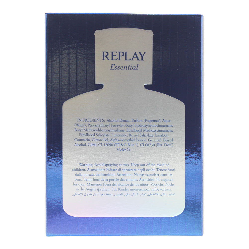 Replay Essential for Him Eau de Toilette 50ml Spray