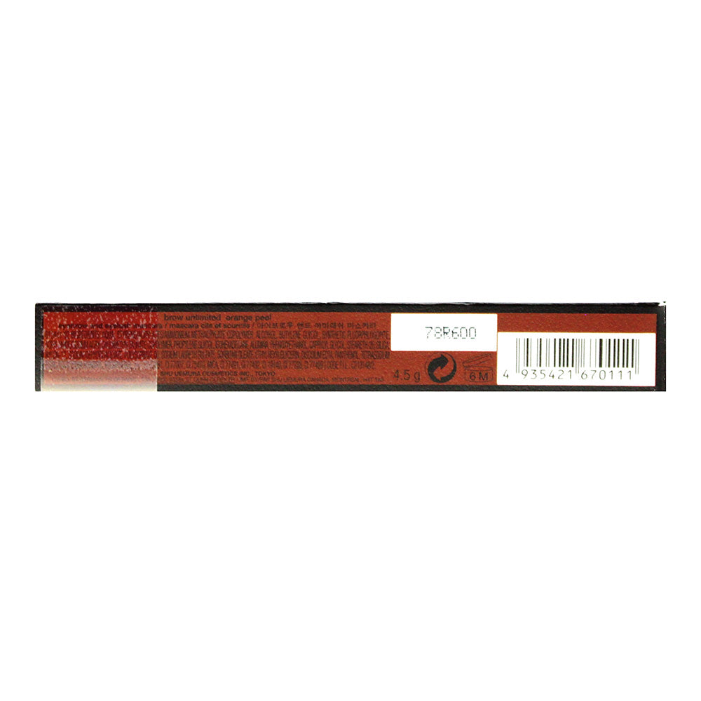 Shu Uemura x La Maison Du Chocolat Brow Unlimited Eyebrow & Eyelash Mascara 4.4ml - Orange Peel