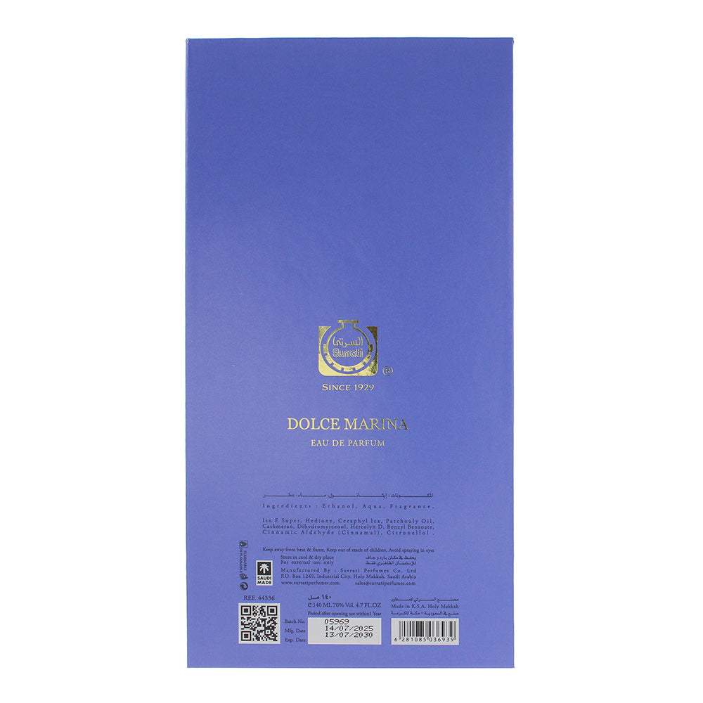Surrati Dolce Marina Eau De Parfum 140ml Spray