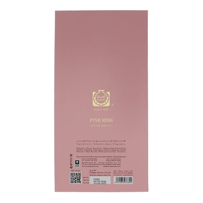 Surrati Pink Miss Eau De Parfum 140ml Spray