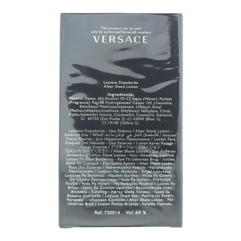 Versace New Homme Aftershave Lotion (Splash) 100ml