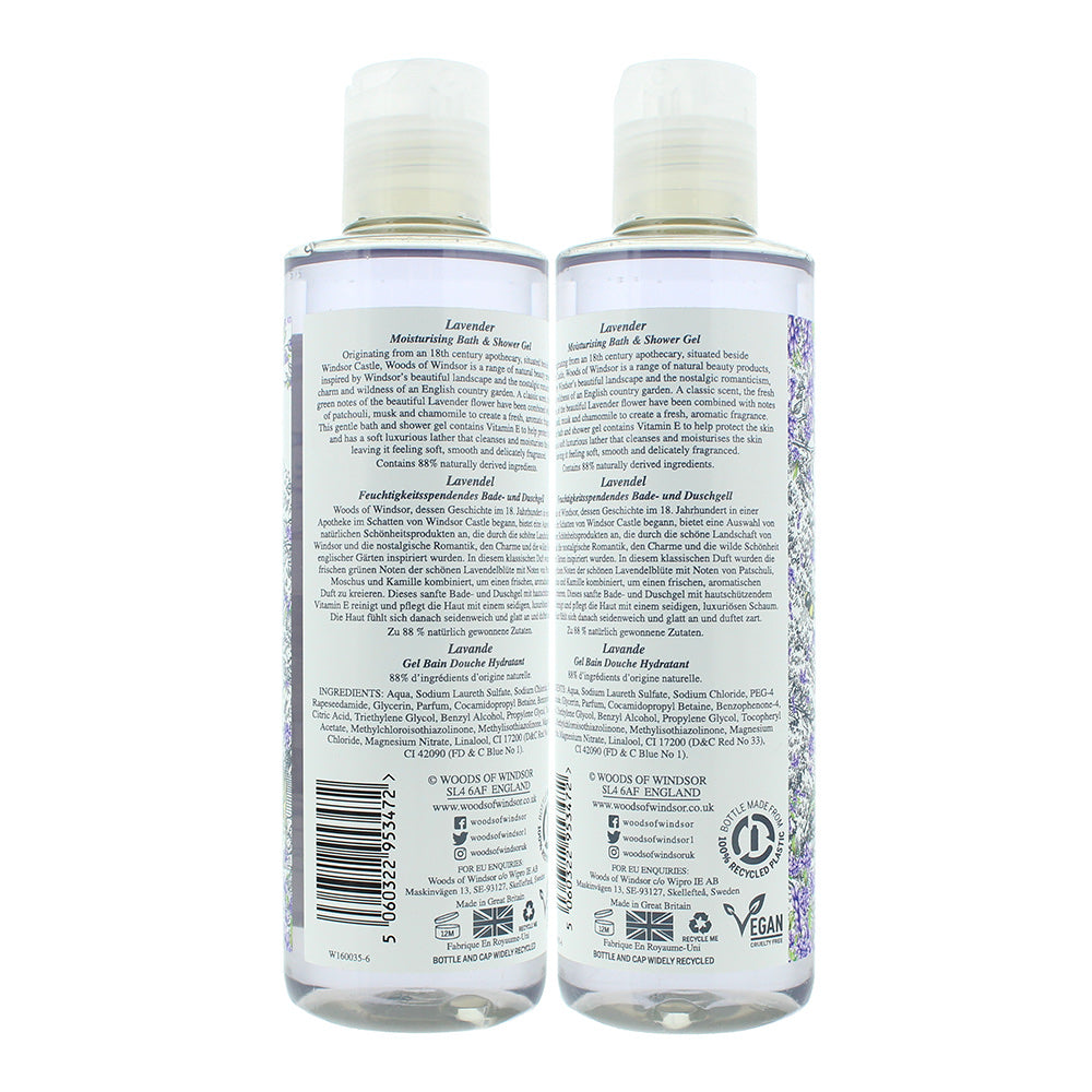 Woods of Windsor Lavender Bath & Shower Gel 250ml