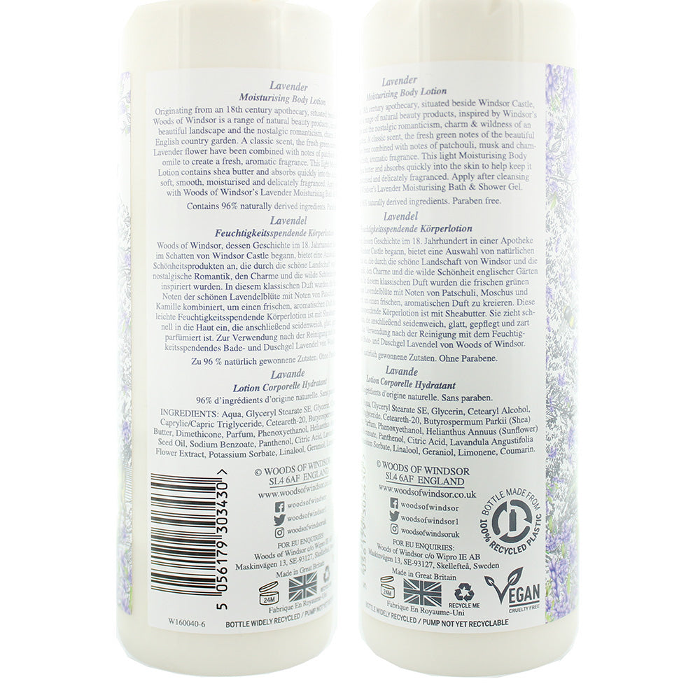 Woods of Windsor Lavender Body Lotion 250ml