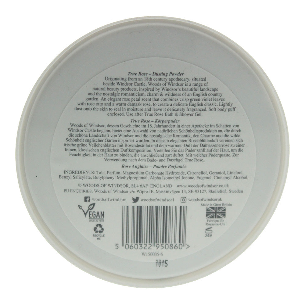Woods of Windsor True Rose Dusting Powder 100g