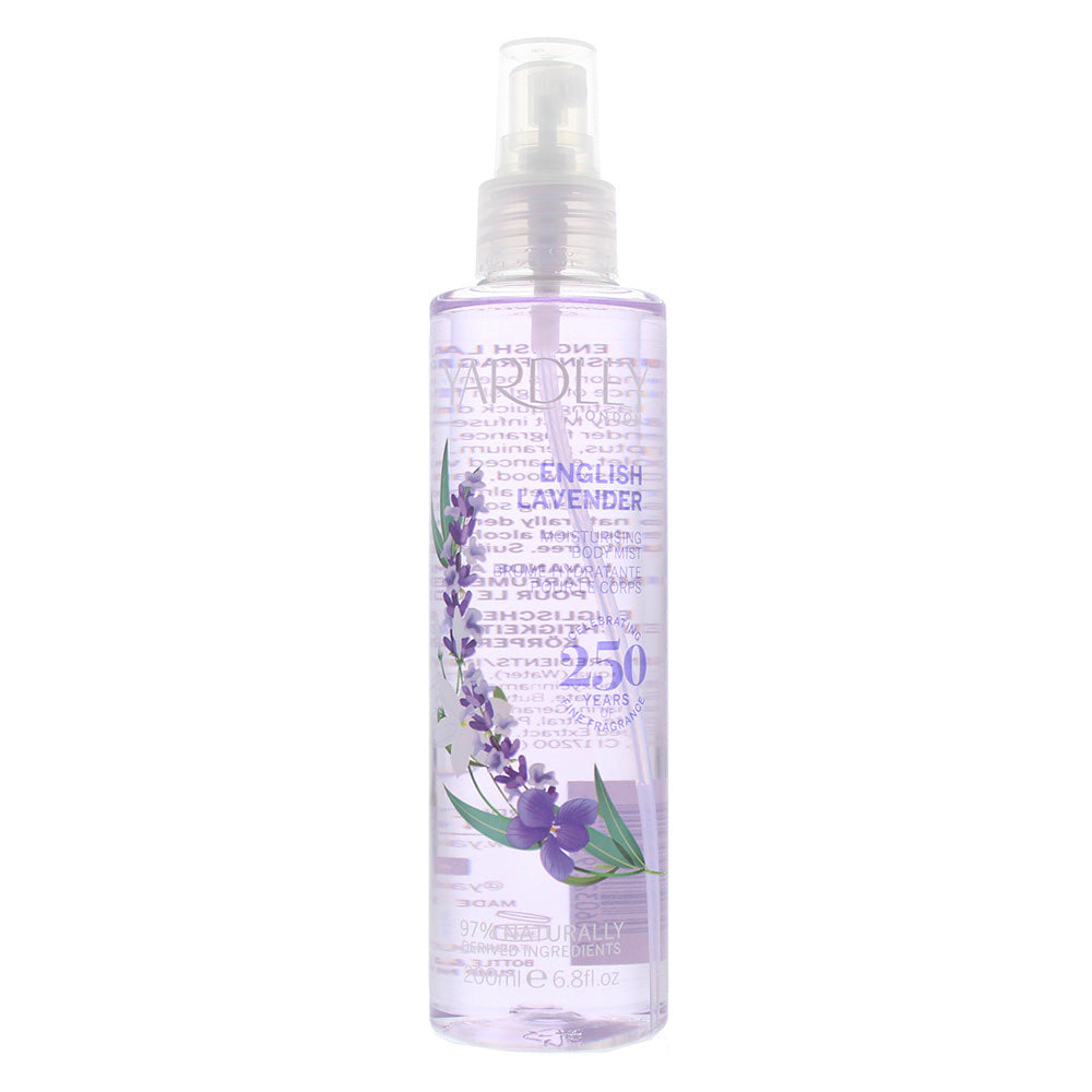 Yardley English Lavender Fragrance Mist 200ml Spray