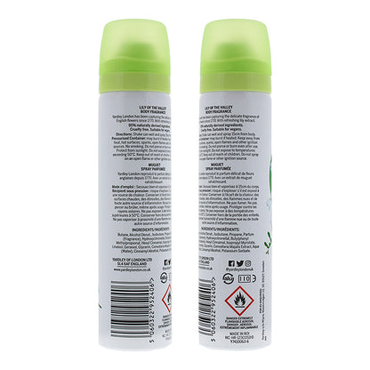 Yardley Lily of the Valley Body Spray 75ml
