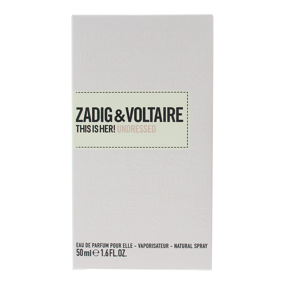 Zadig & Voltaire This Is Her! Undressed Eau de Parfum 50ml Spray